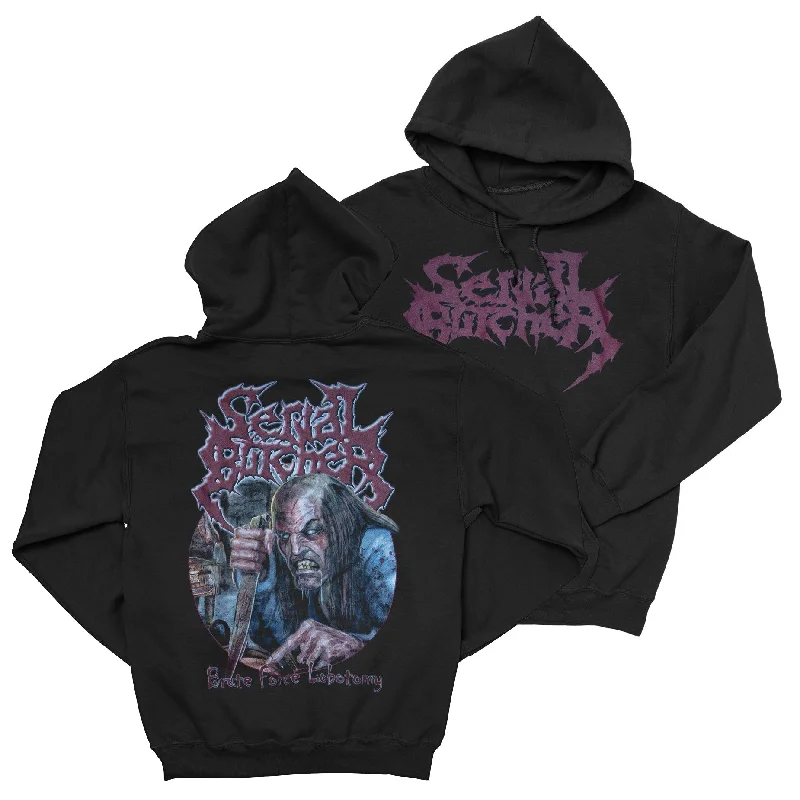 Serial Butcher ""Brute Force Lobotomy"" Pullover Hoodie