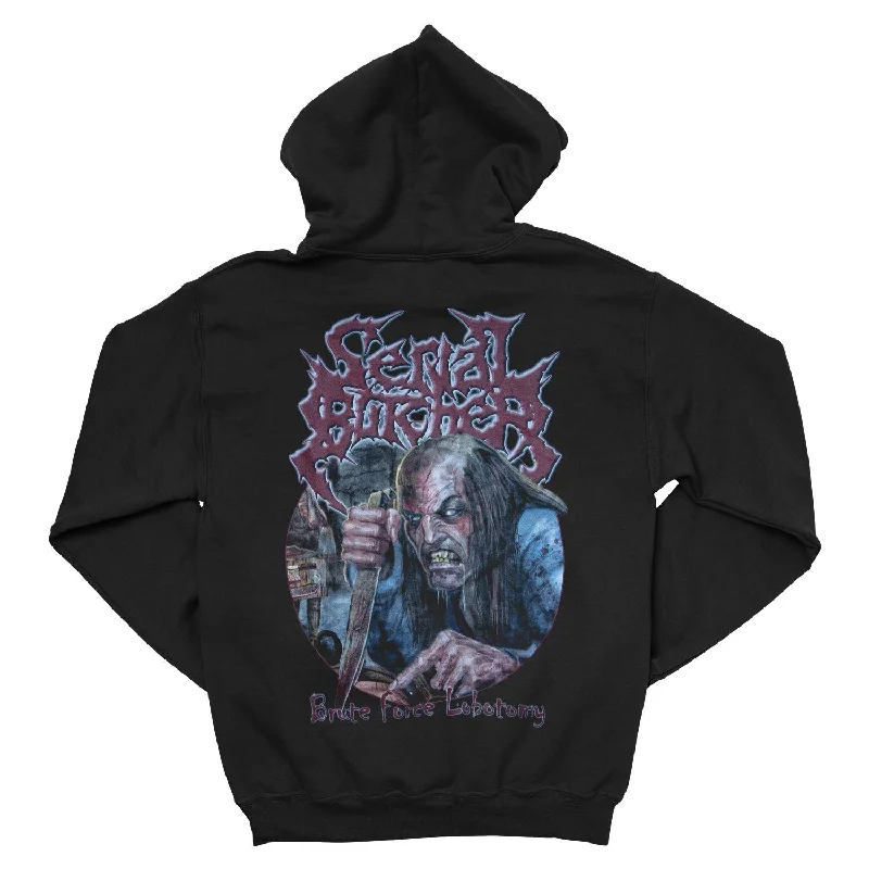 Serial Butcher ""Brute Force Lobotomy"" Pullover Hoodie