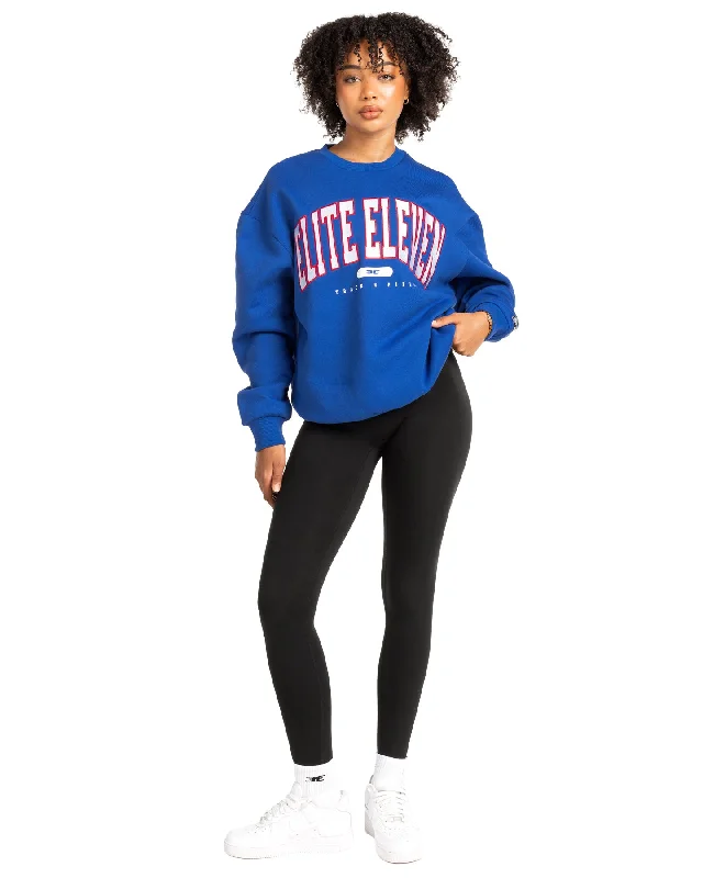 Track & Field Crewneck - Royal Blue