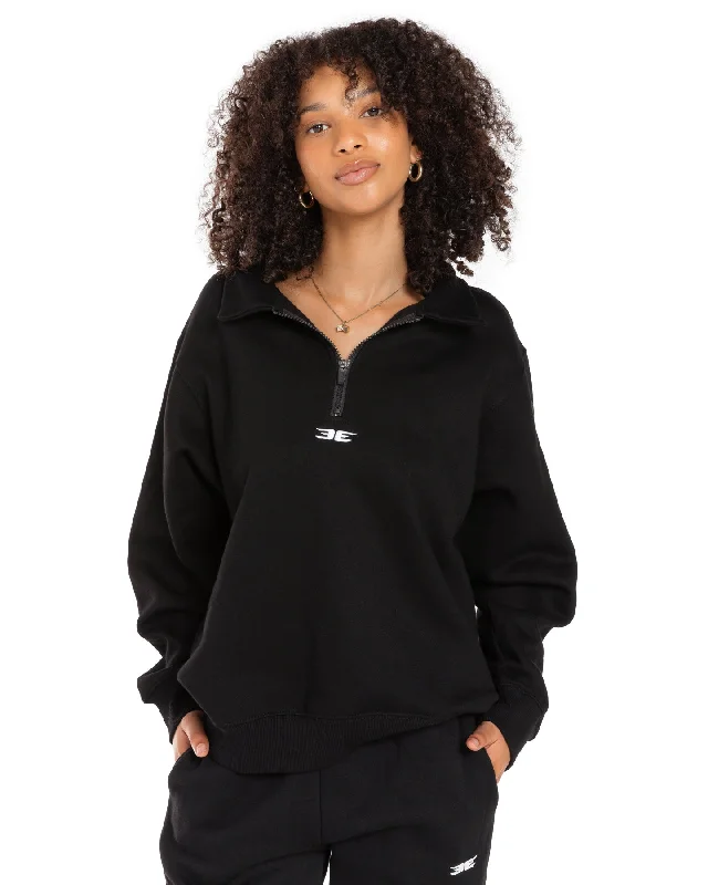 Classic 1/4 Zip - Black