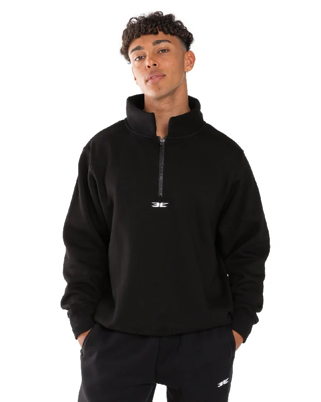 Classic 1/4 Zip - Black