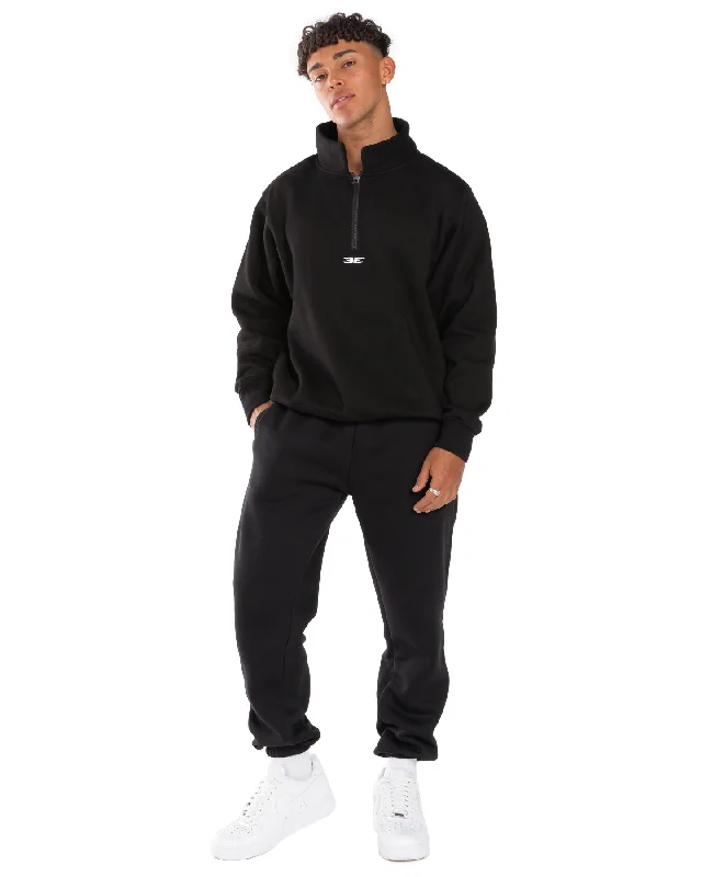 Classic 1/4 Zip - Black