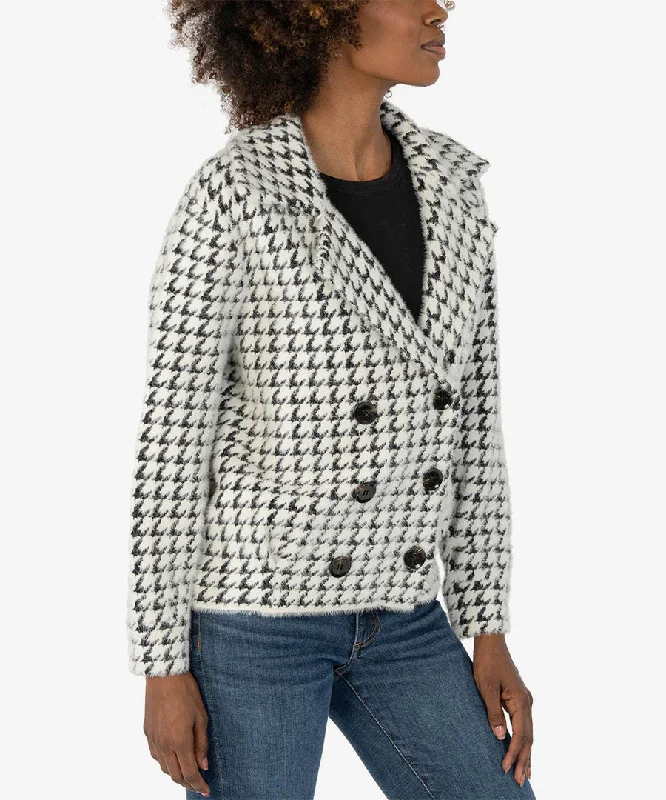 Aaliyah Houndstooth Coat