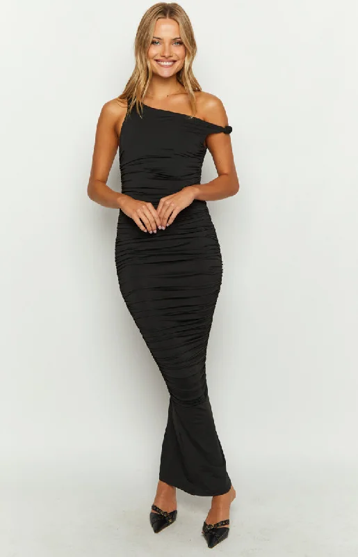 Amar Black Maxi Dress