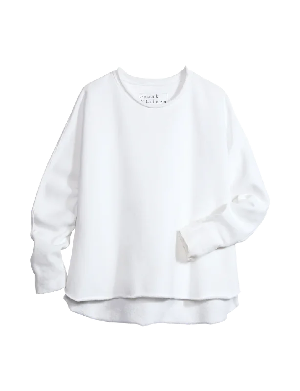 Anna Long Sleeve Capelet White