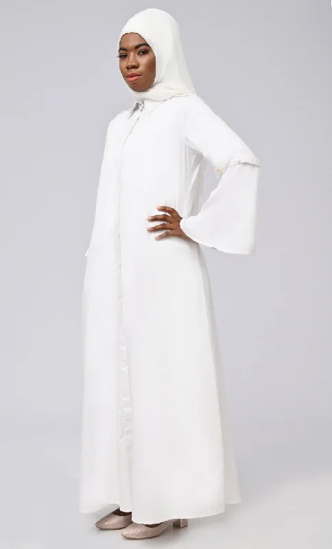 Asr Modest Button Down Prayer Dress For Women