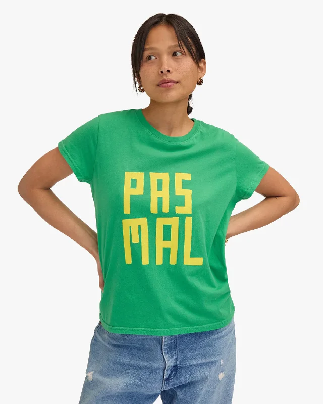 Classic Tee Green W/ Bright Yellow Pas Mal