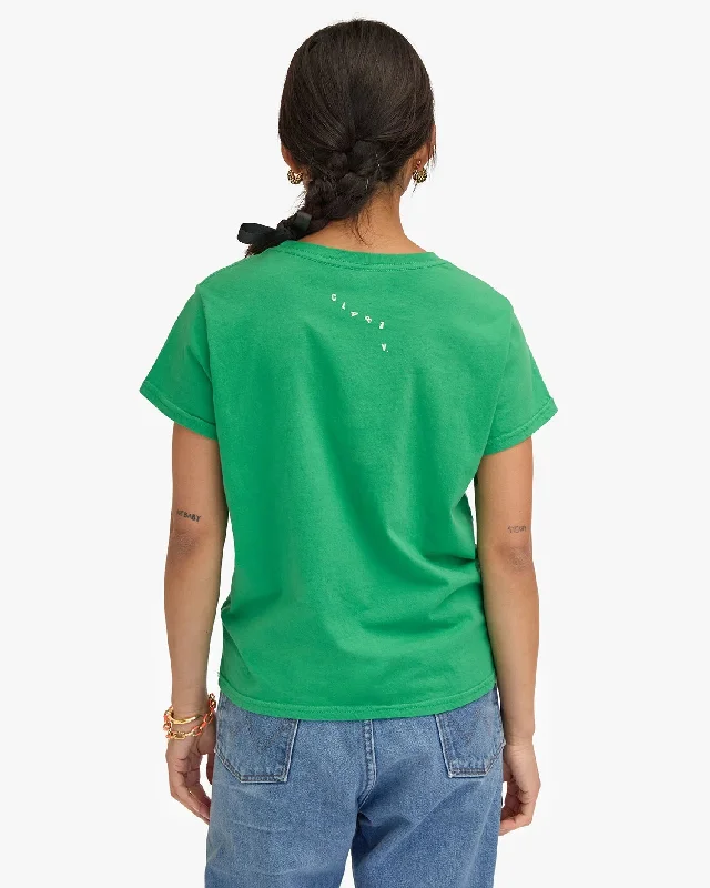 Classic Tee Green W/ Bright Yellow Pas Mal