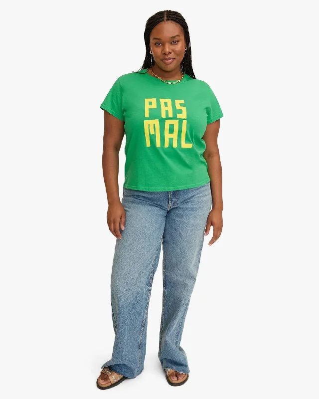 Classic Tee Green W/ Bright Yellow Pas Mal