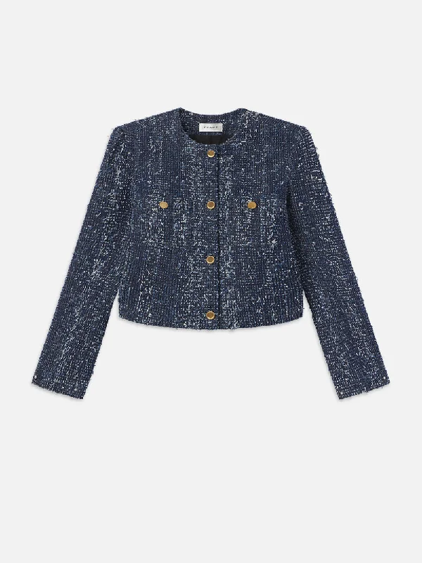 Denim Boucle Jacket -- Magic