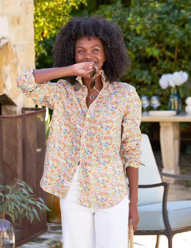 Eileen Relaxed Button Up Shirt Tiny Floral