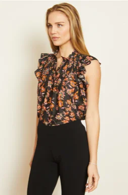 Evelyn Folk Art Fleur Top