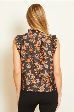 Evelyn Folk Art Fleur Top