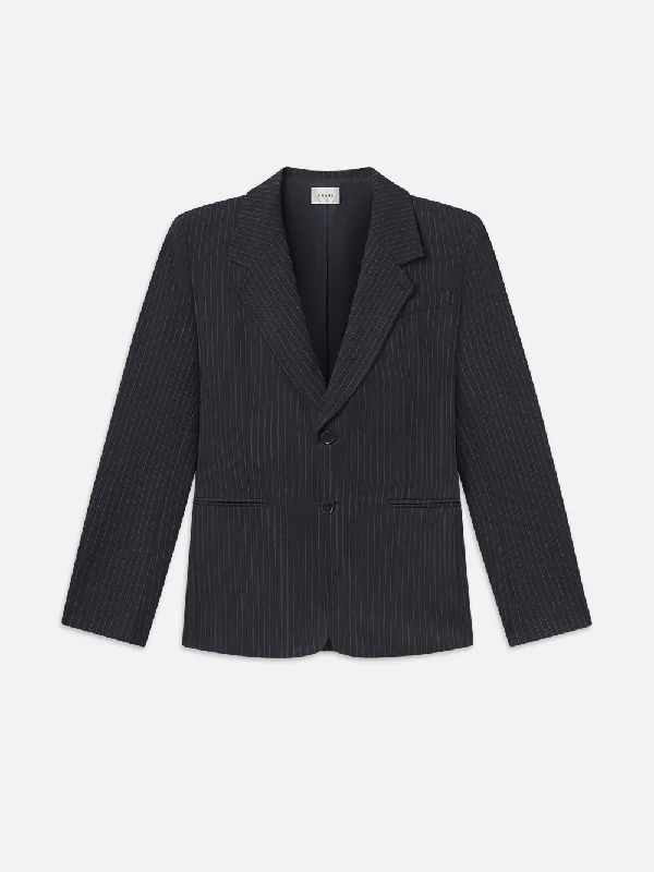 Grandfather Blazer -- Navy Multi