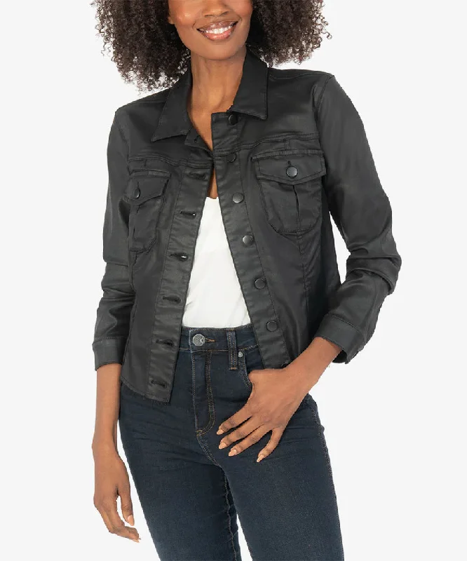 Kara Vegan Leather Jacket