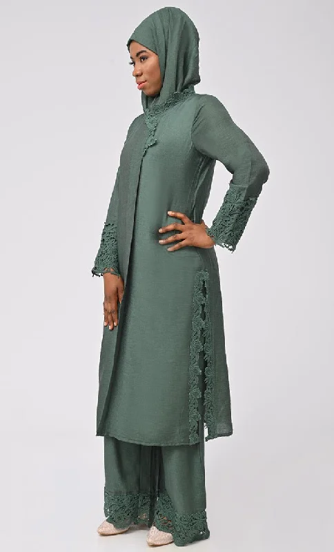 Madiha Modest Salwar kameez Set With Matching Hijab