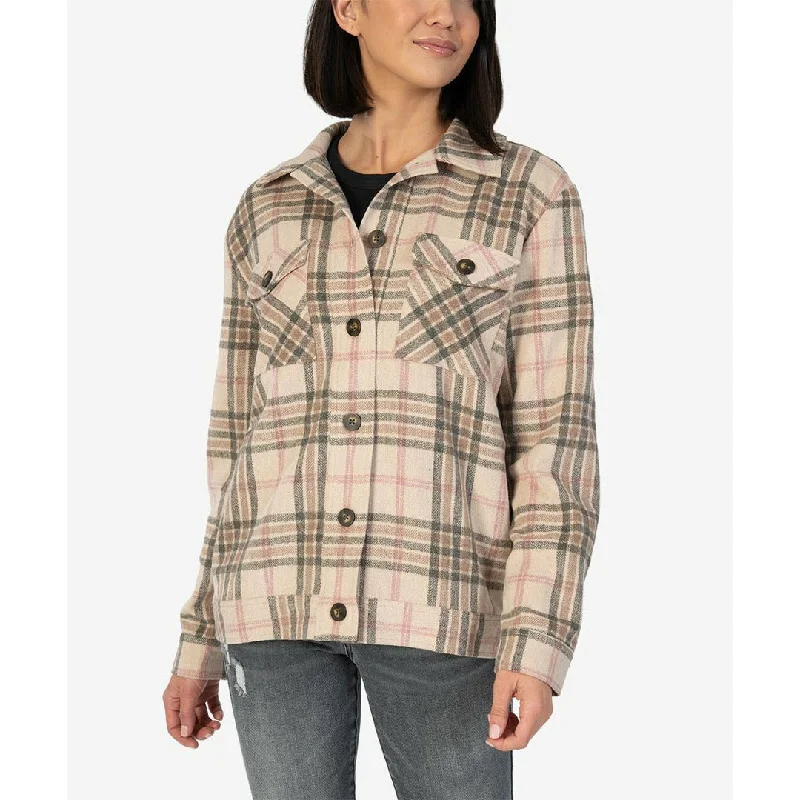 Magnolia Plaid Shirt Jacket