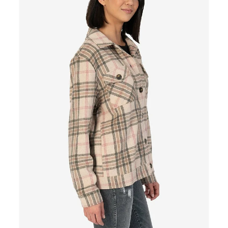 Magnolia Plaid Shirt Jacket