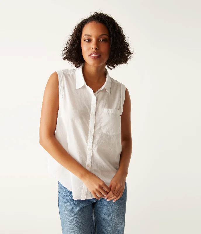 Monique Button Down Tank