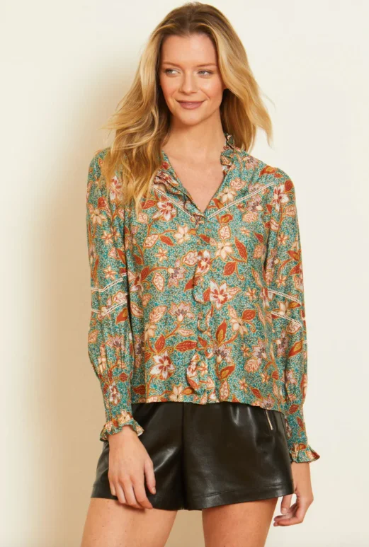 Nickie Nostalgia Floral Top