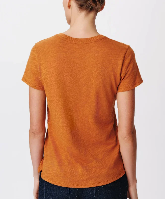 Slub Jersey Schoolboy Tee Cornelian Stone