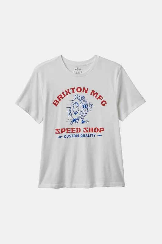 Speed Shop Vintage Crew T-Shirt - White