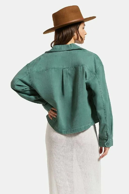 Utopia L/S Overshirt - Garden Topiary