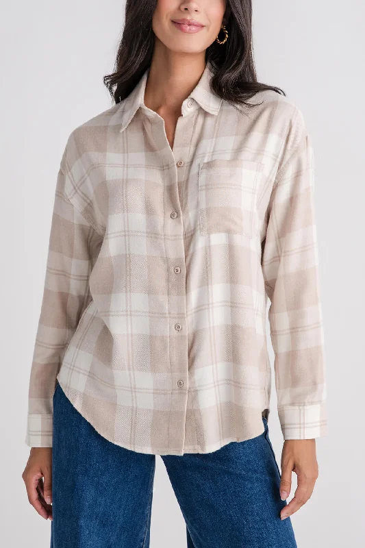 Z Supply River Plaid Button Up Shirt